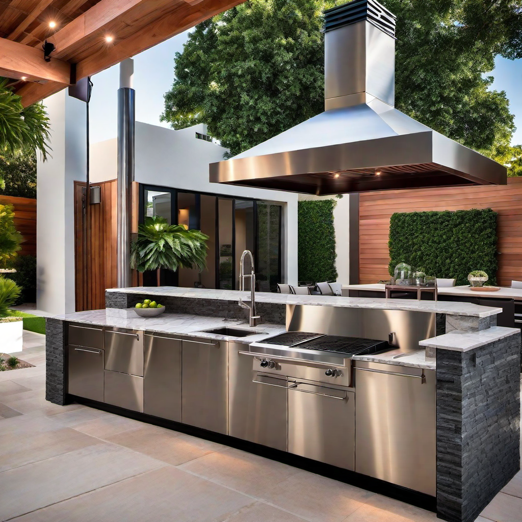 Outdoor Oasis: Extending Luxury Kitchen Design to Al Fresco Spaces