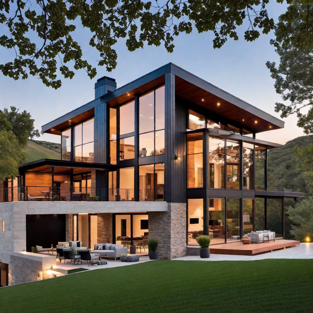 Elevated Beauty: Modern House On A Hill