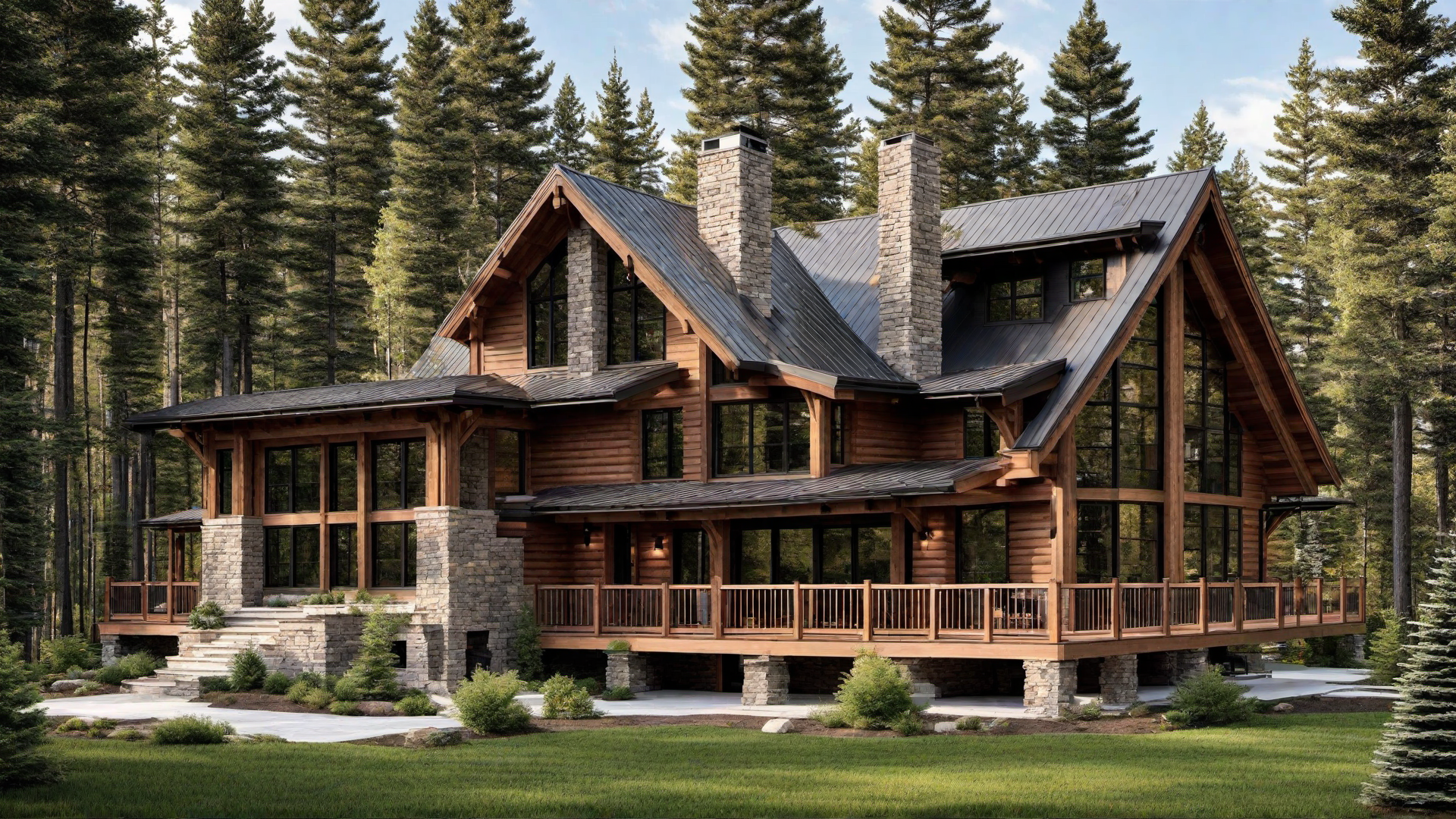 Redefined Tradition: Modern Twists on Rustic Cabin Exteriors