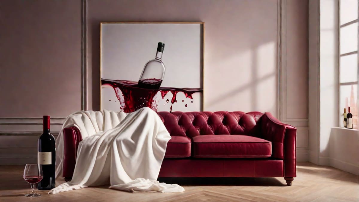 How To Get Red Wine Stains Out Of Couch