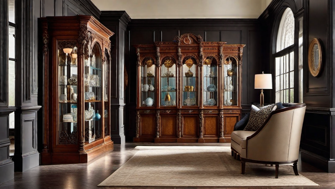 Curated Collections: Victorian Style Display Cases and Cabinets