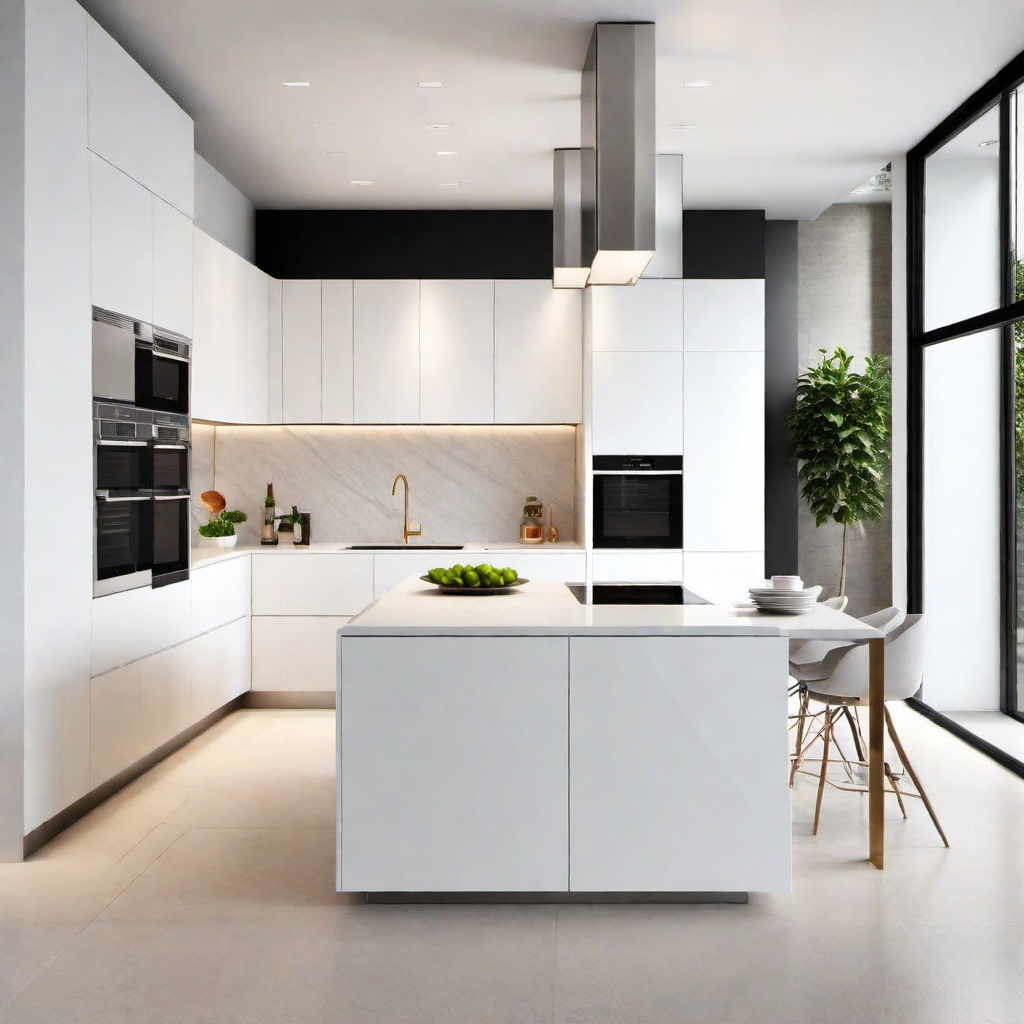 Balanced Design: Modern Minimalist Kitchen