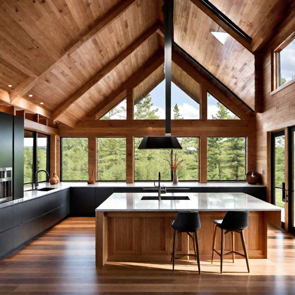 Log Cabin Homes Interior Kitchen: Balancing Functionality and Aesthetics