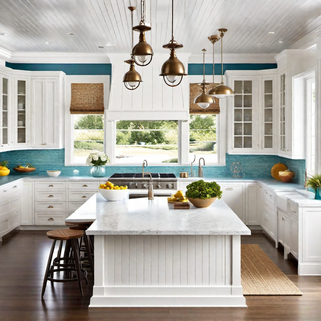 Maritime Marvel: Anchor Motifs in Coastal Kitchen Design