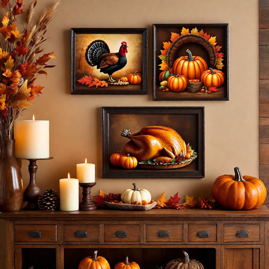 Wall Art: Thanksgiving-Themed Portraits and Decor