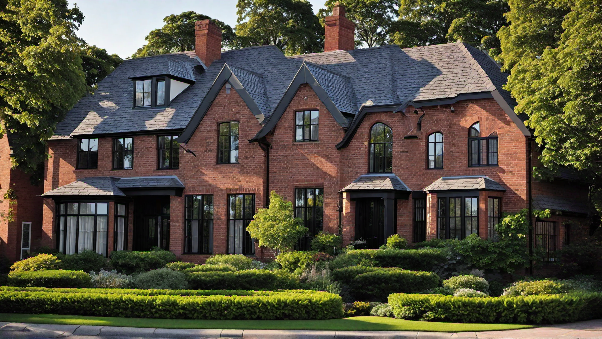 Traditional Brick Home with Turret