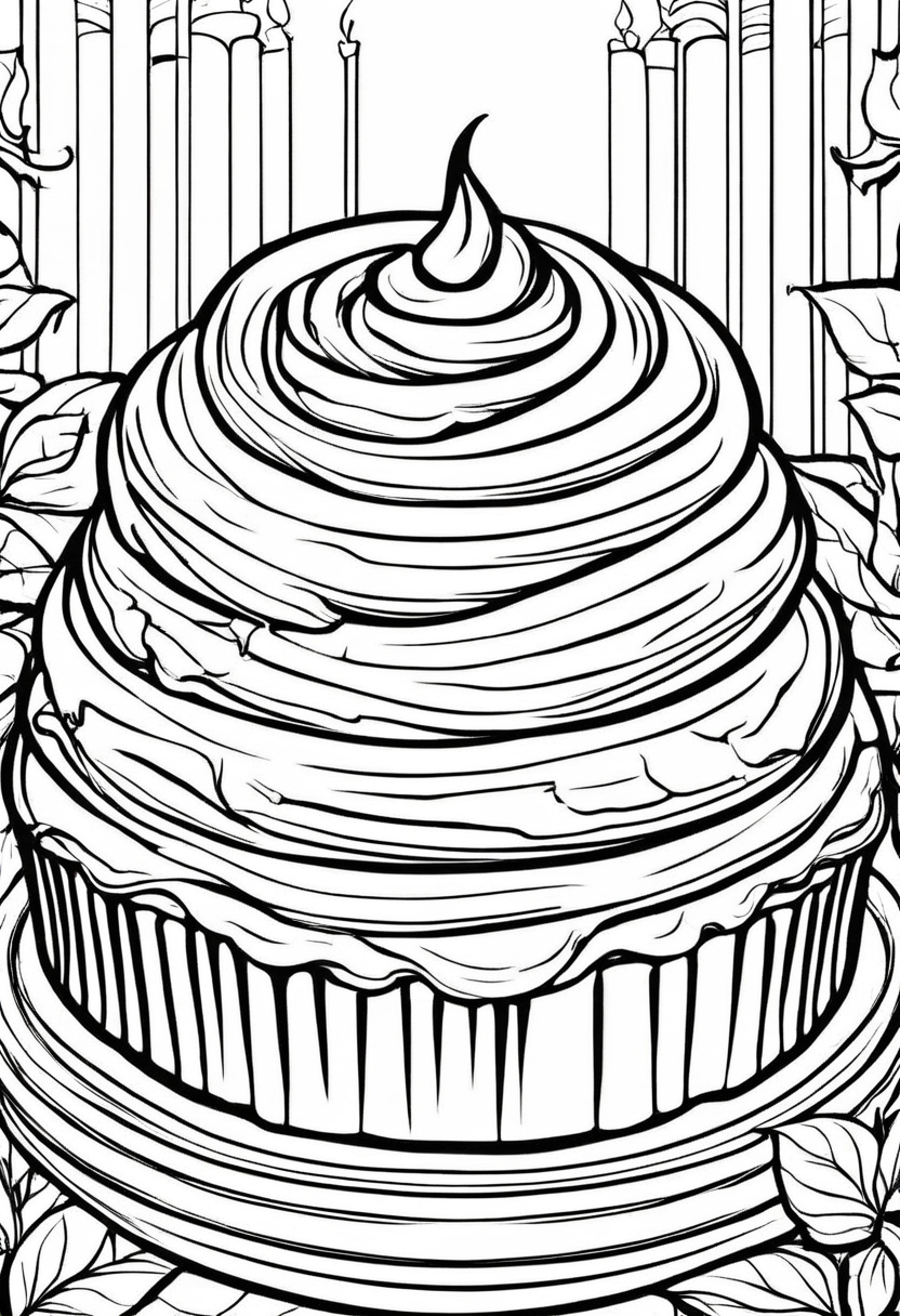 Delicious Cinnamon Roll Coloring Sheets – Color And Play