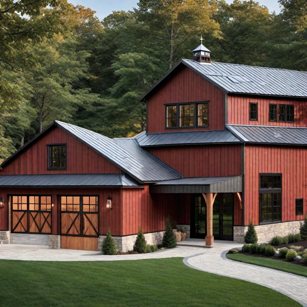 Roof Designs: Gable, Gambrel, and Shed Roofs in Modern Barn Houses