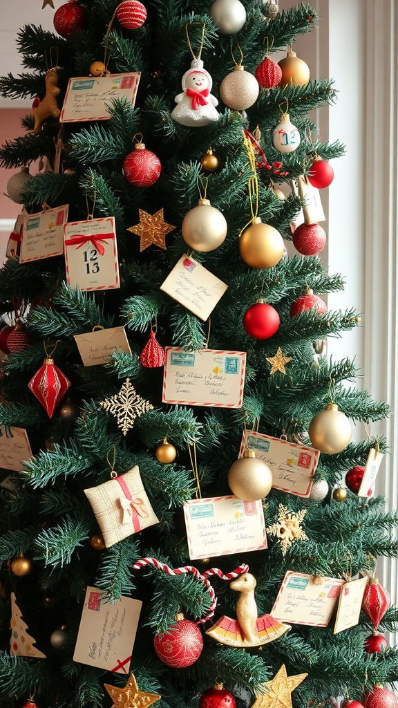 Vintage Postcard and Letter Ornaments