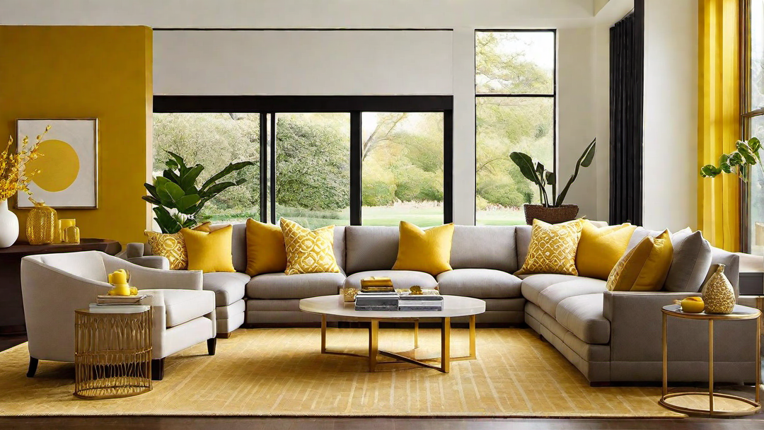Mellow Mustard: Infusing the Great Room with a Relaxed Ambiance