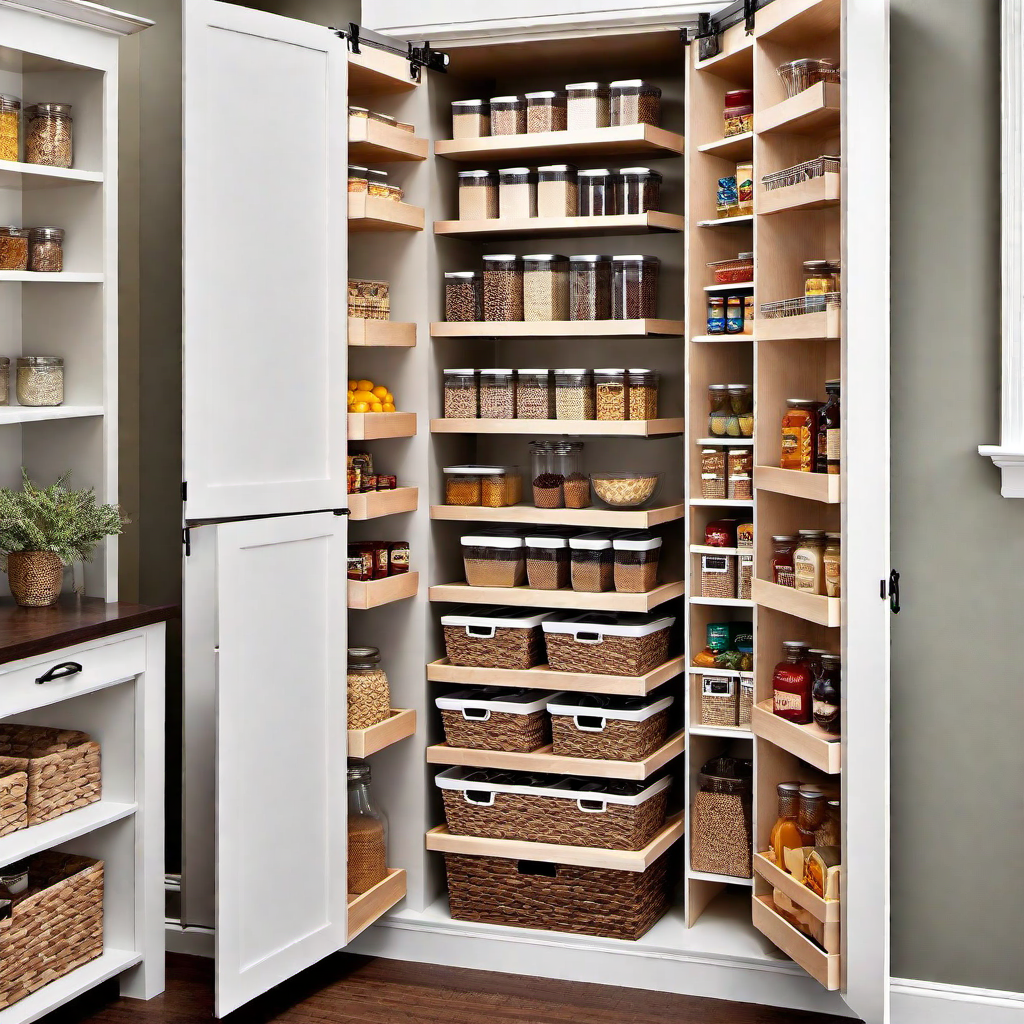 Pet Food Station: Integrated Storage for Pet Supplies
