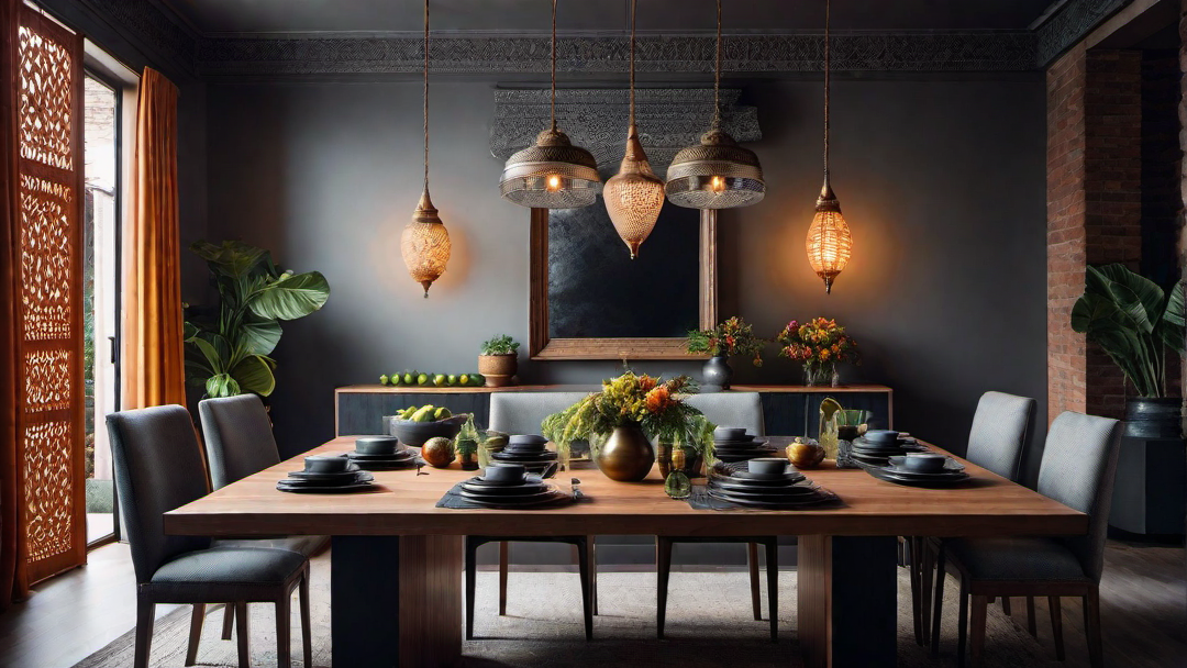 Global Gathering: Eclectic Kitchen with Cultural Decor