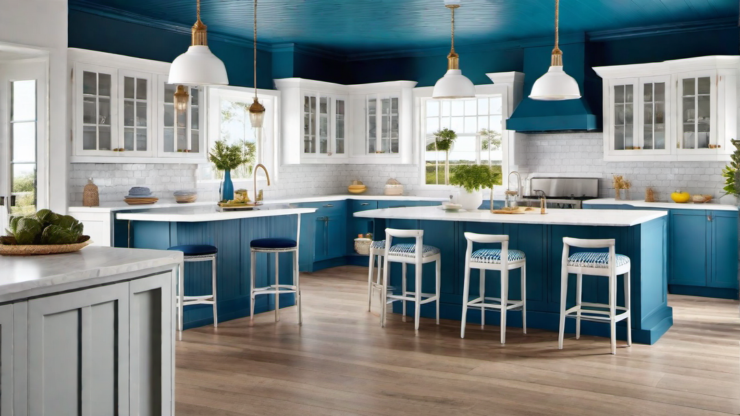 Ocean Blue Island: Creating a Calming Centerpiece