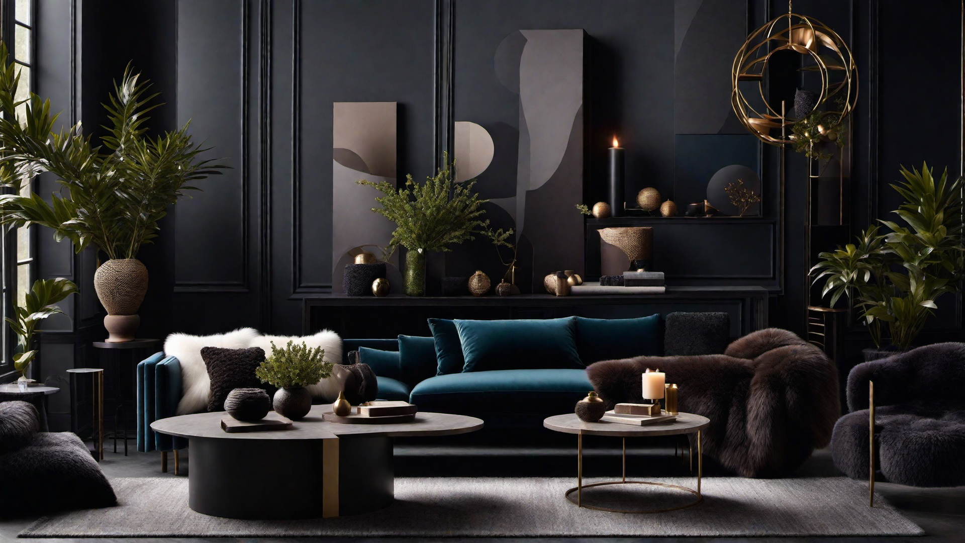 Cozy Darkness: Layering Textures for Warmth