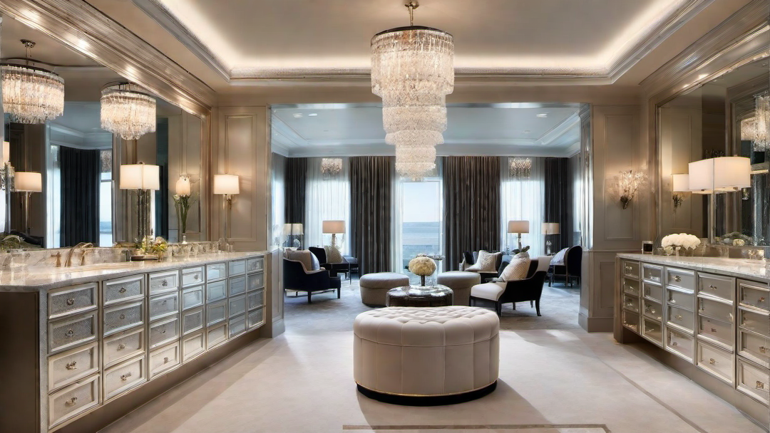 Luminous Glam: Natural Light and Glittering Finishes