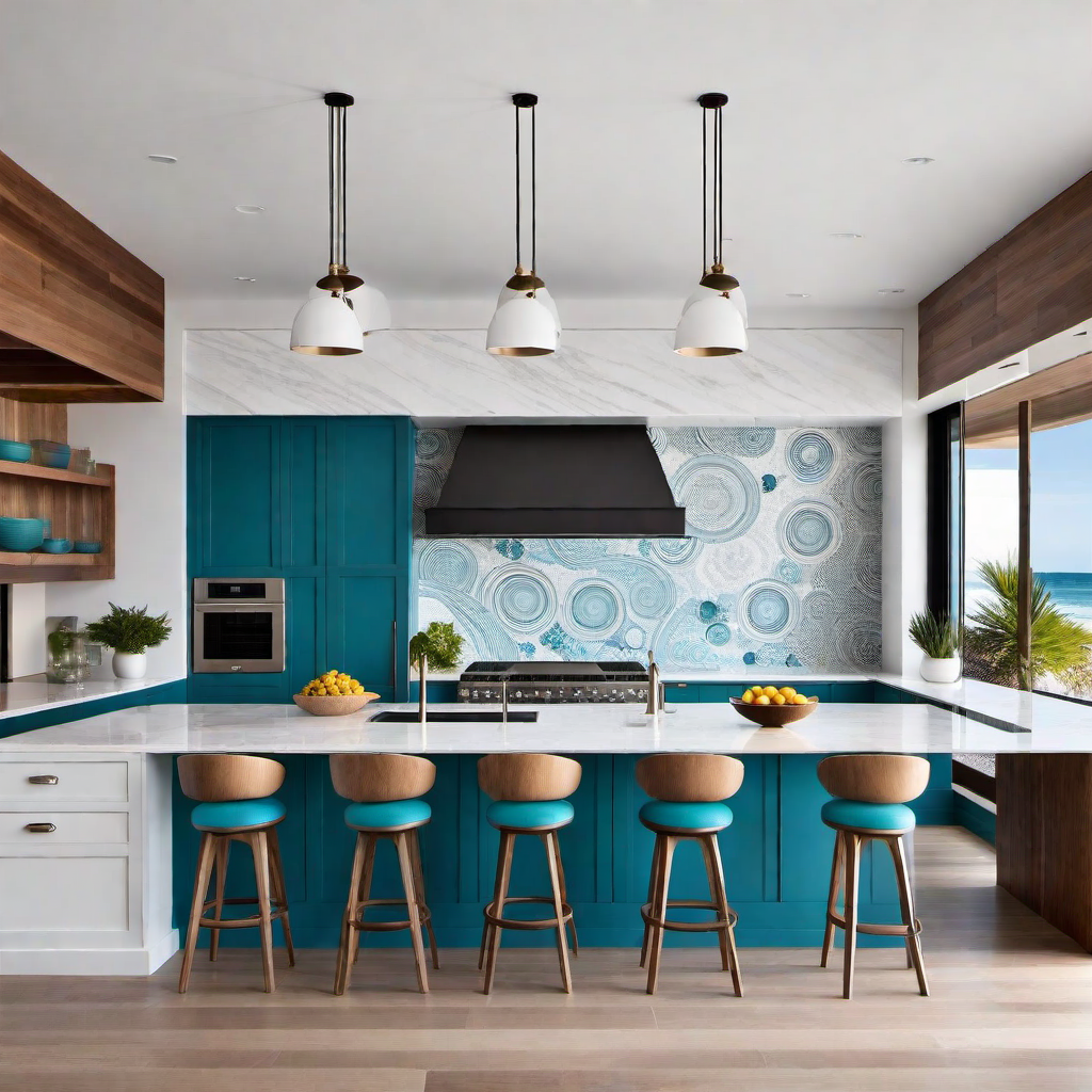 Waves of Inspiration: Fluid Design Elements in Coastal Kitchen