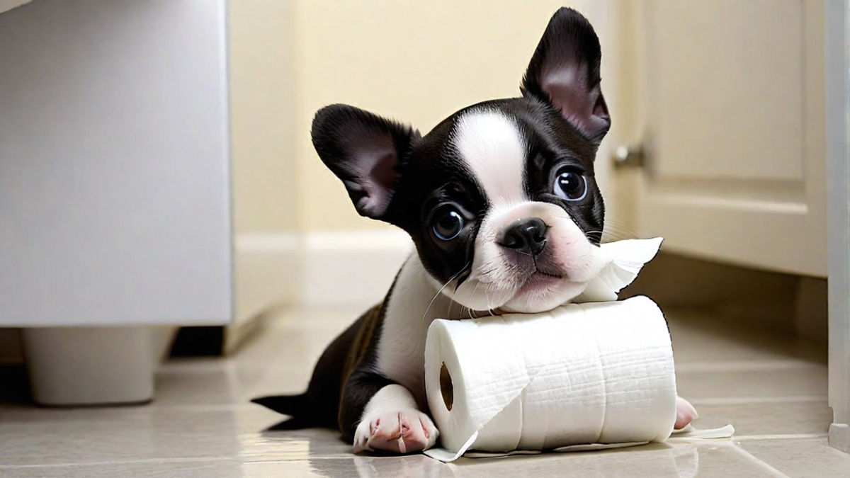 The Mischievous Side of Boston Terrier Puppies