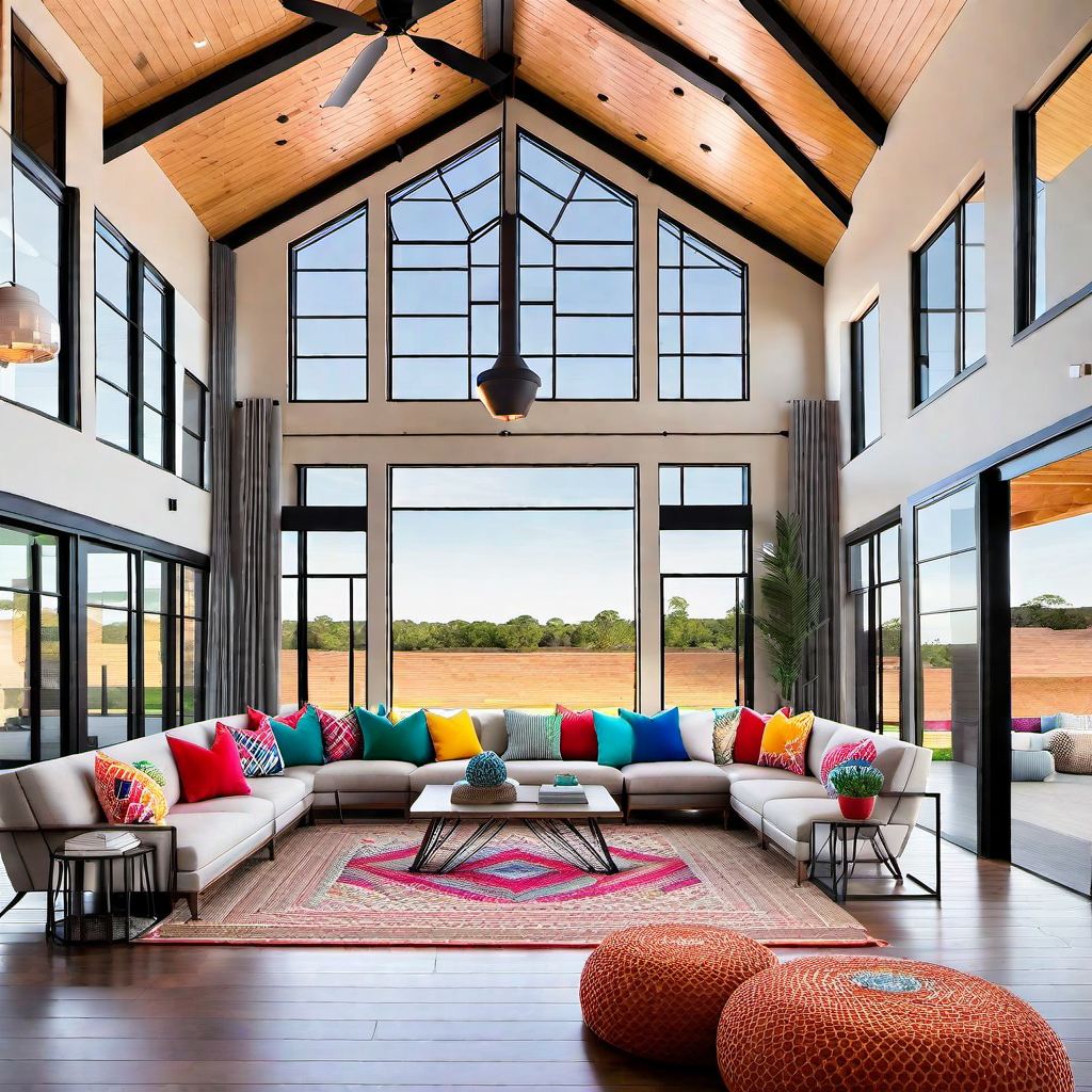 Colorful Accents: Adding Personality to Modern Barndominium Interiors