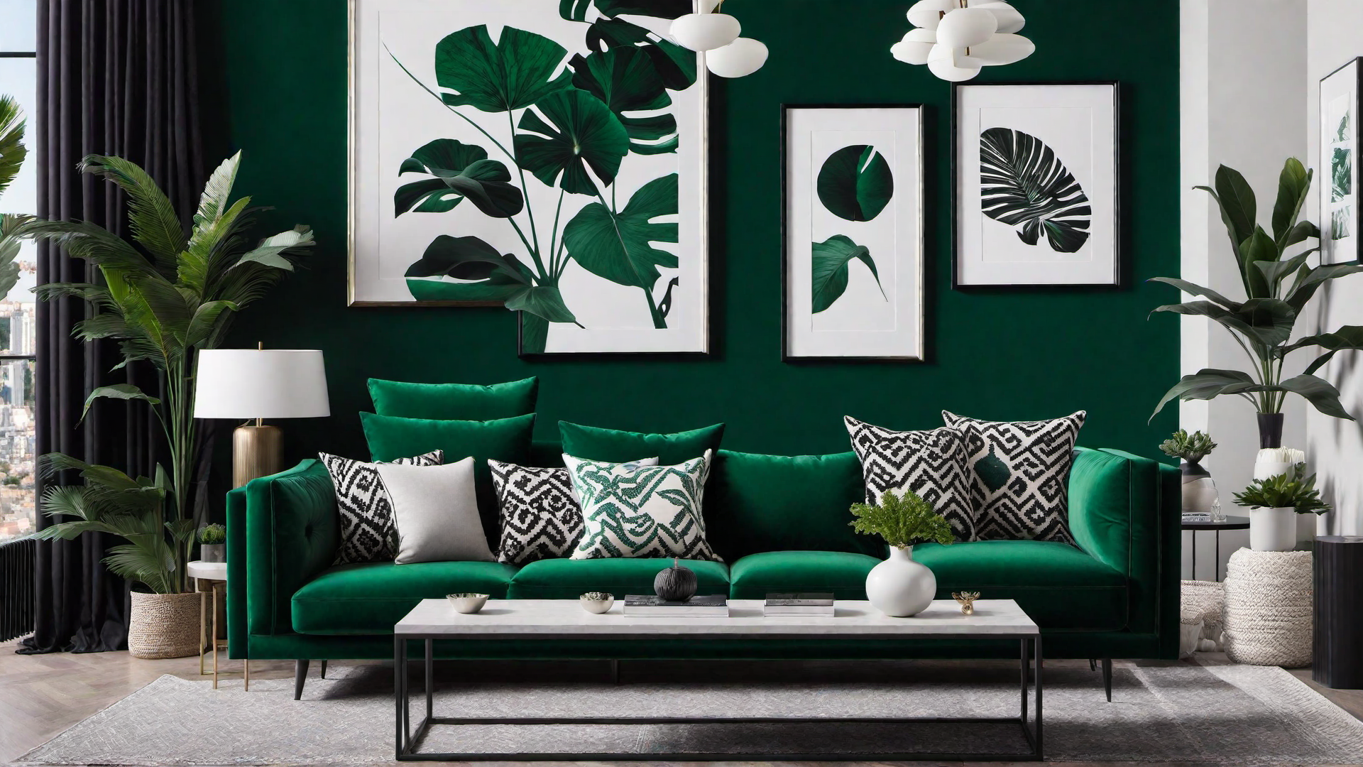 Bright & Bold: Green Accent Walls for Dramatic Effect