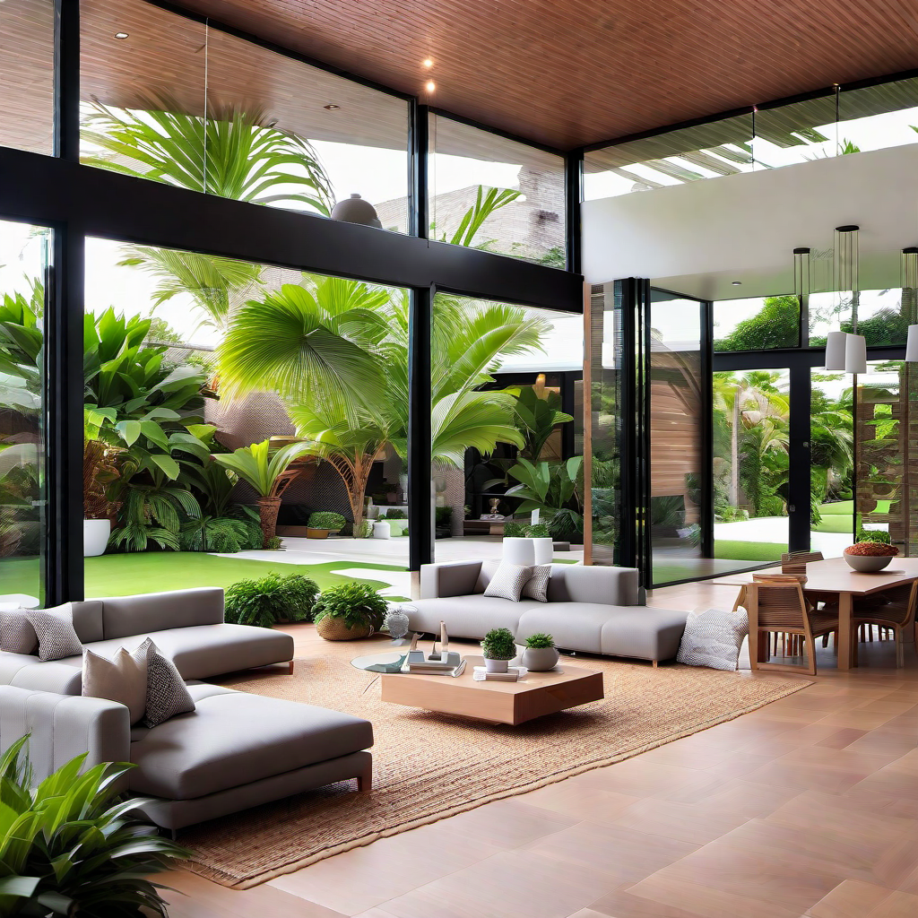 Tropical Paradise: Modern Tropical House Exterior
