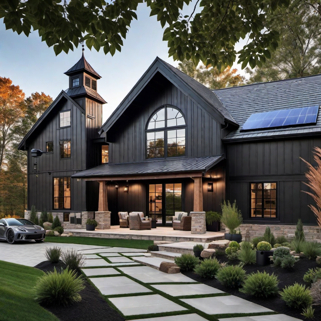 Smart Home Technology Integration in Modern Barn Houses