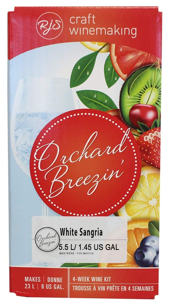 Orchard Breezin White Sangria Wine Kit