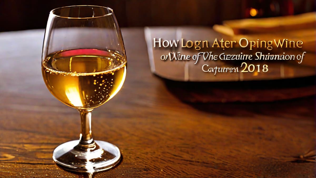 How Long After Opening Wine