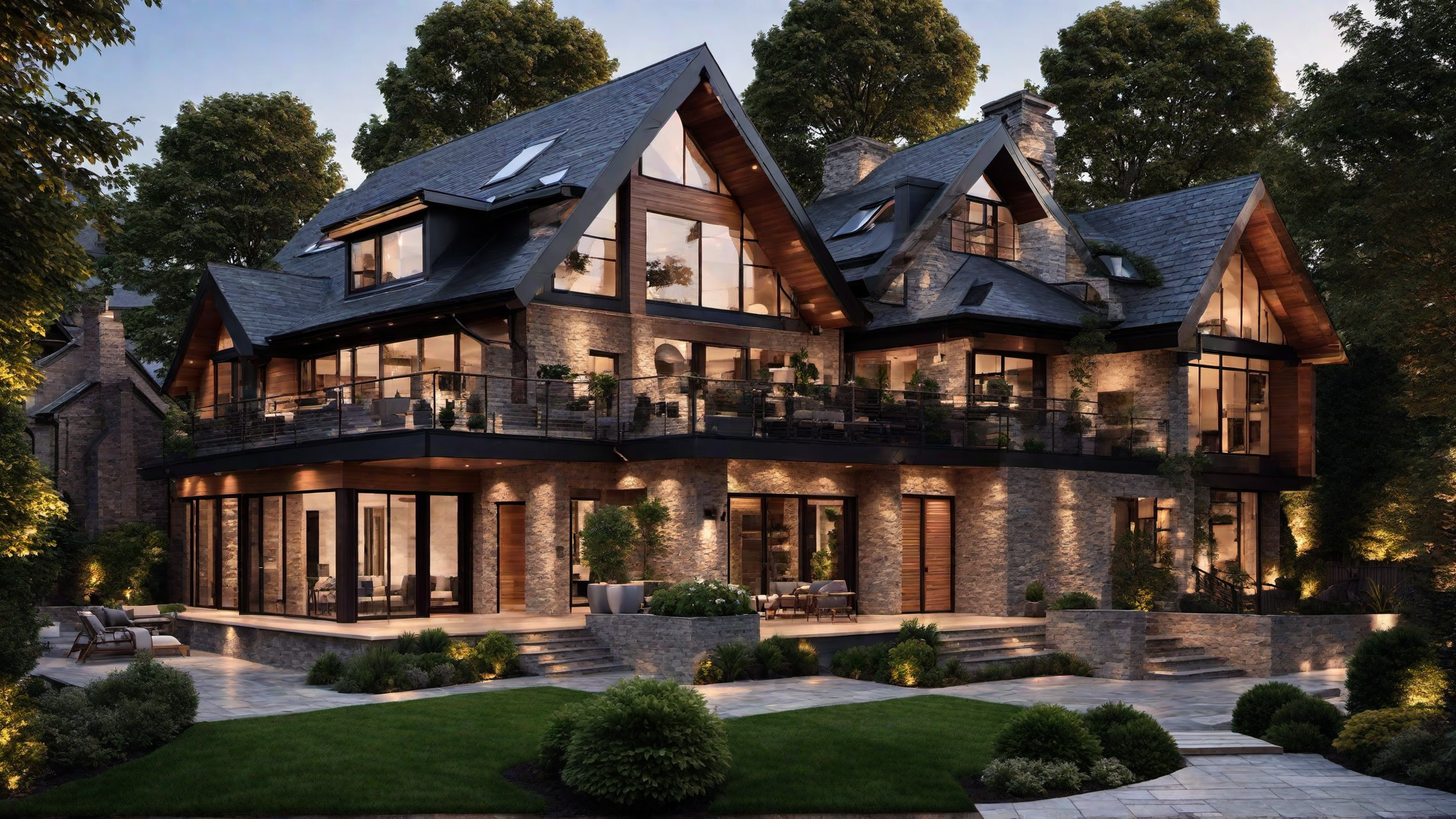 Urban Oasis: Rustic Exteriors in the City Setting