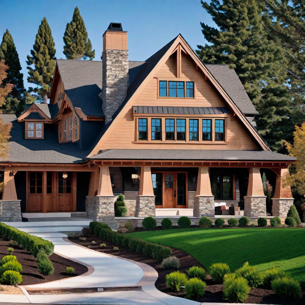 Craftsman Farmhouse Gable Ornaments: Decorative Touches