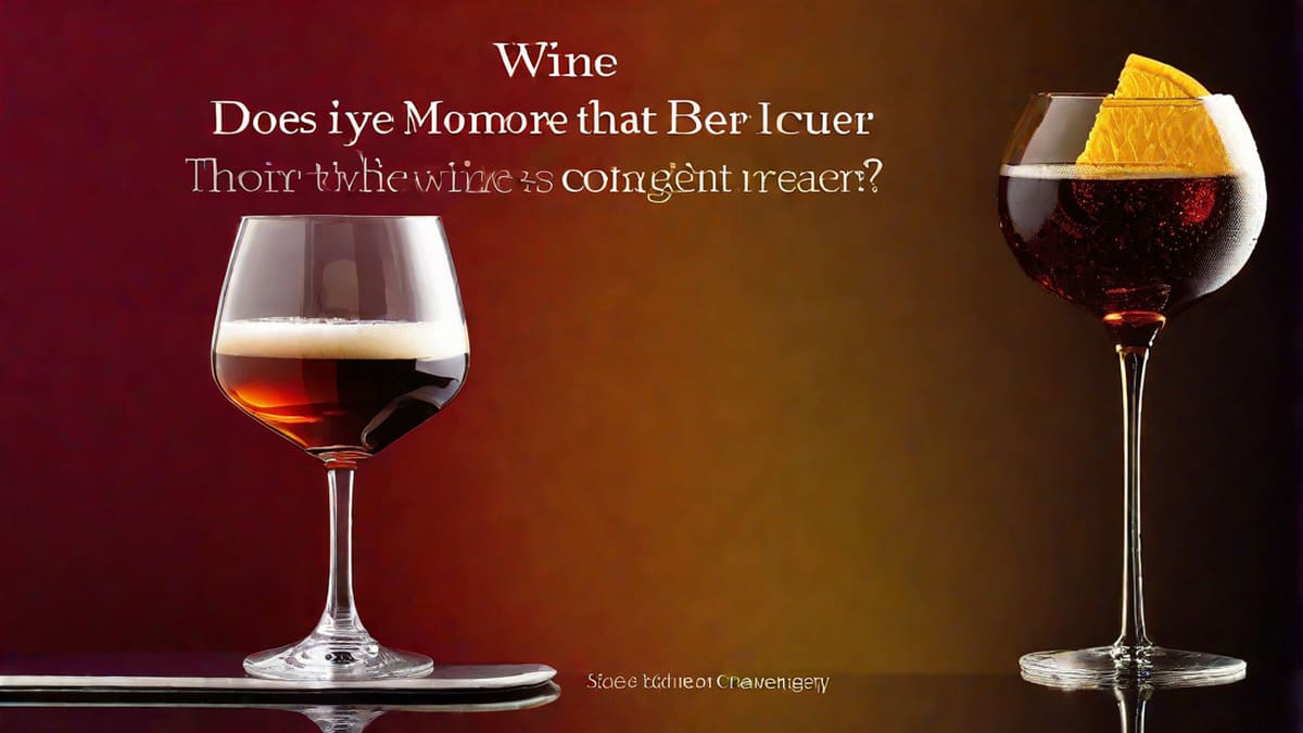 Does Wine Have More Calories Than Beer