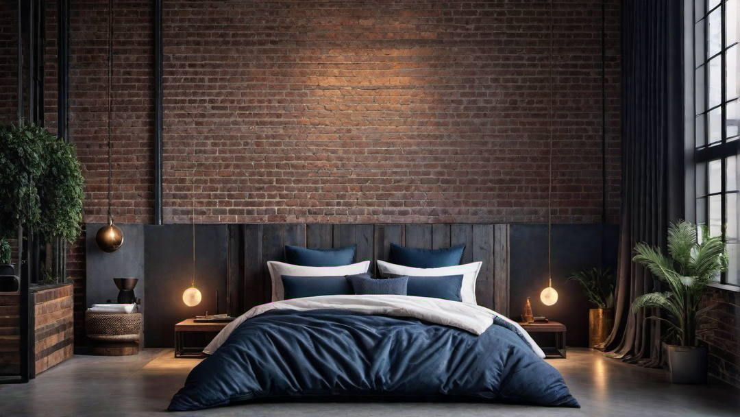 Mix-and-Match Approach in Industrial Chic Bedroom Design