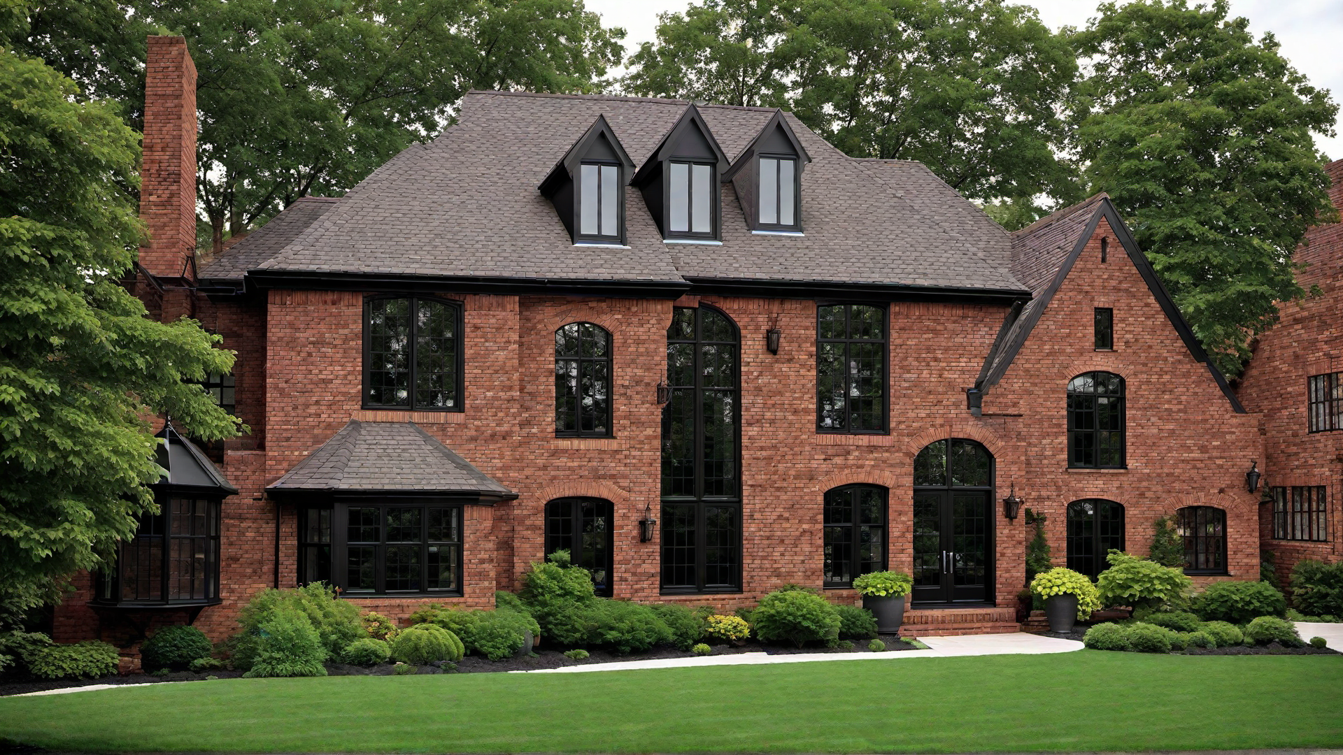 Warm and Inviting: Traditional Brick Home Colors