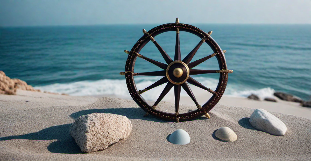 Nautical Theme: Shipwheel Design Sink for Coastal Décor