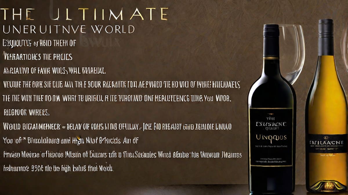 What Is The Most Expensive Wine