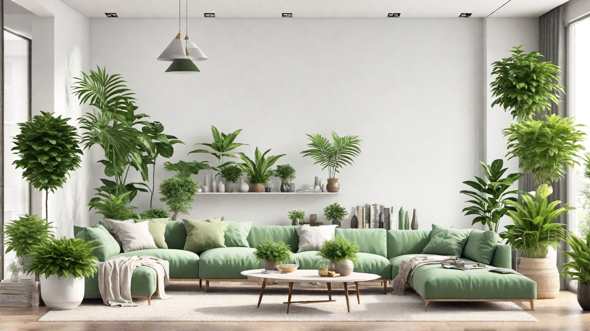 Cozy Plant Haven: Greenery for a Tranquil Space