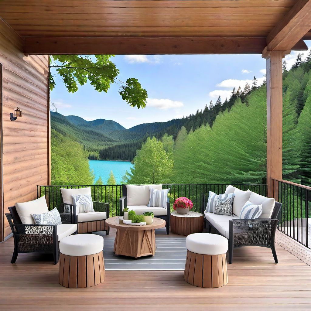 Log Cabin Exterior Furniture: Cozy Seating for Outdoors