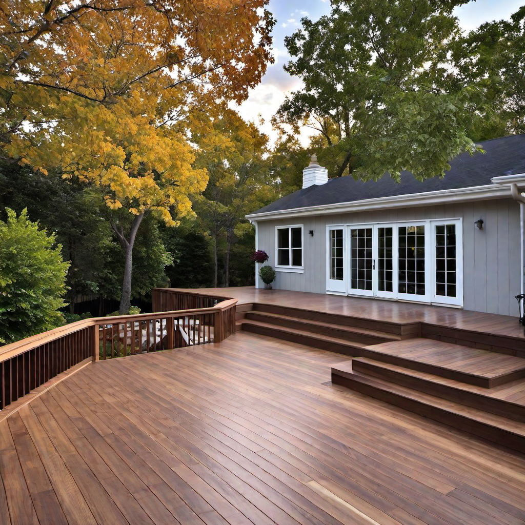 Wide Open Spaces: Decks With Wide Steps for Grand Entrance