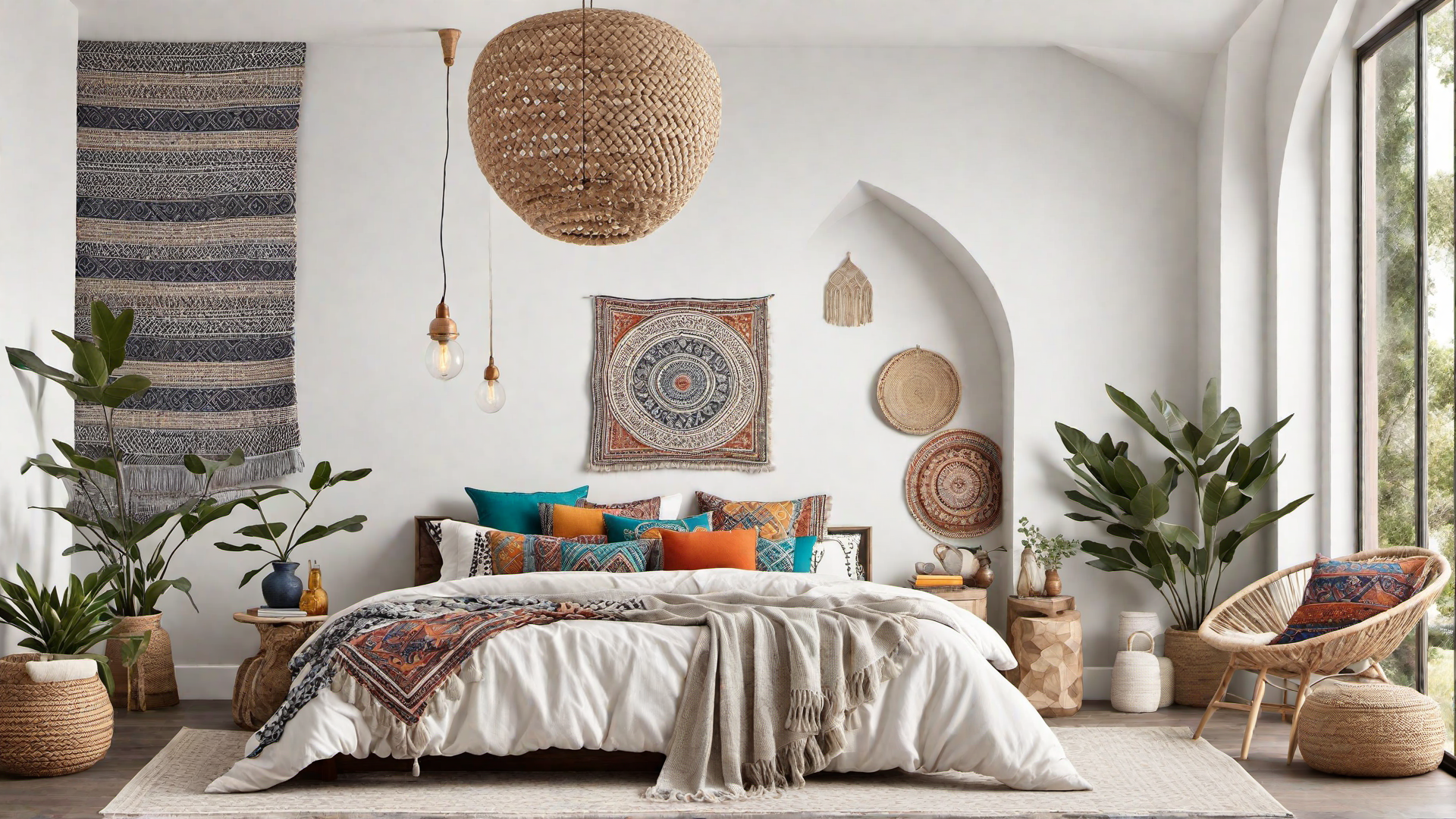 Mix and Match Patterns: Eclectic Boho Bedding