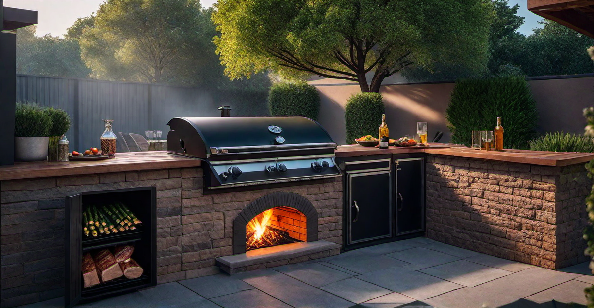 4. Budget-Friendly DIY BBQ Grill Pit