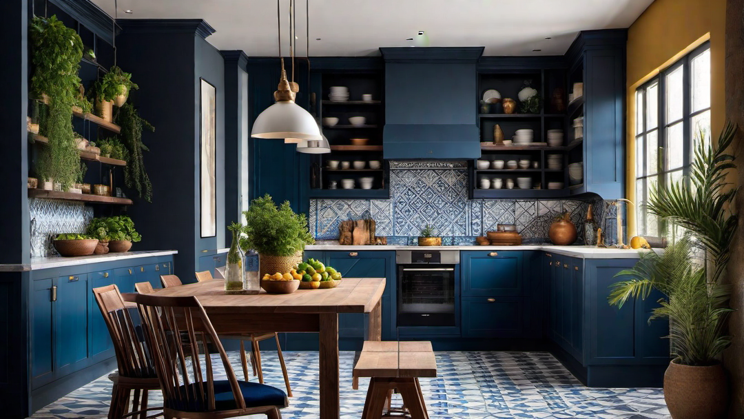Bohemian Flair: Eclectic Mediterranean Kitchen Design