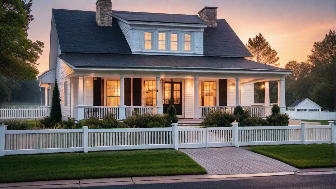 Farmhouse with Wrap-Around Porch and Swing