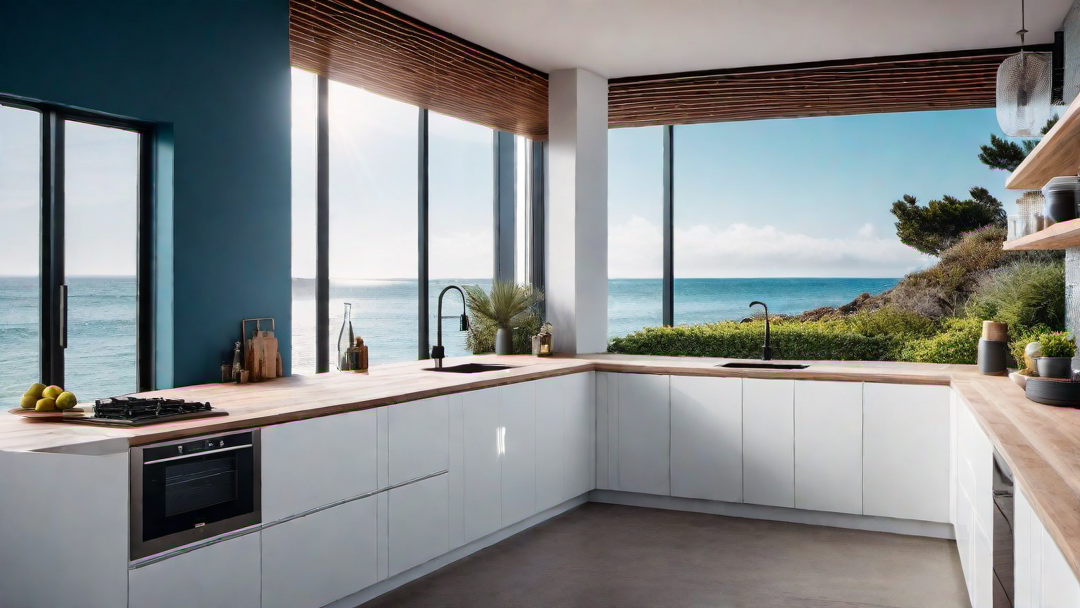 Maritime Charm: Anchor Decor in Coastal Kitchen