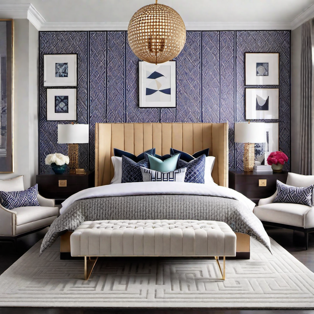 Art Deco Revival: Geometric Patterns and Luxe Materials