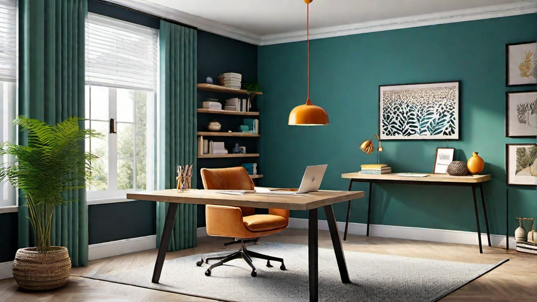 Creative Spaces: Inspirational Artwork in Bright Study Rooms