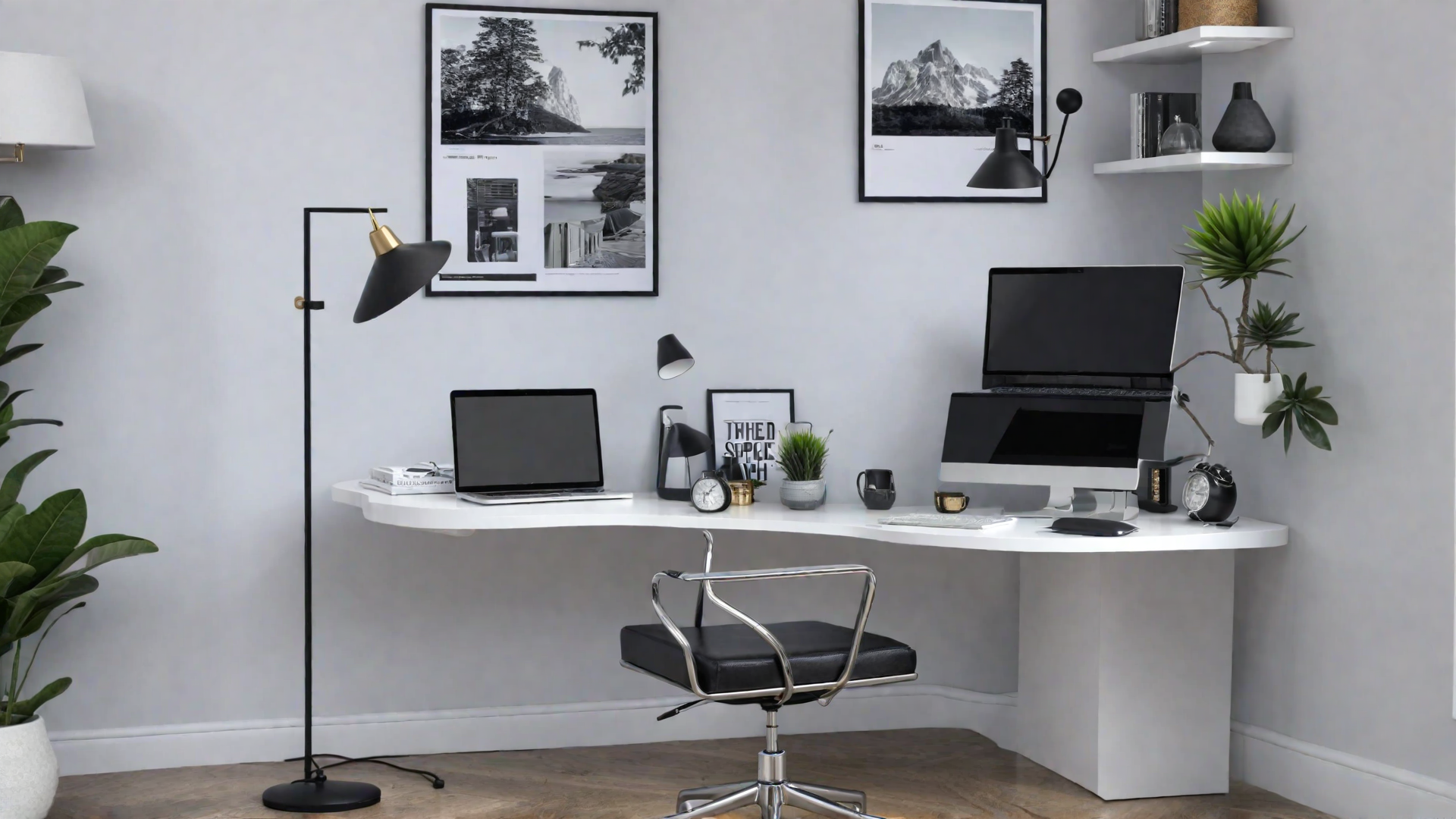Narrow Desk for Tight Corners