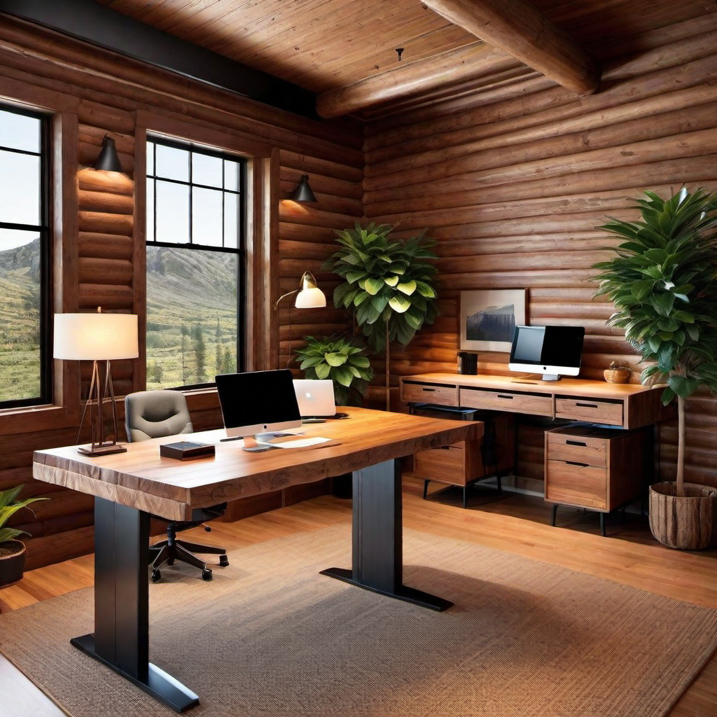 Log Cabin Office for Work-From-Home Professionals