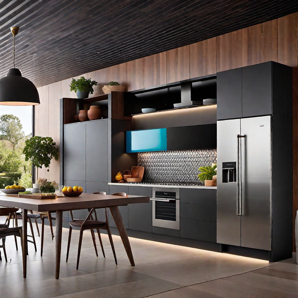 Tech Savvy: Eclectic Kitchen Smart Features