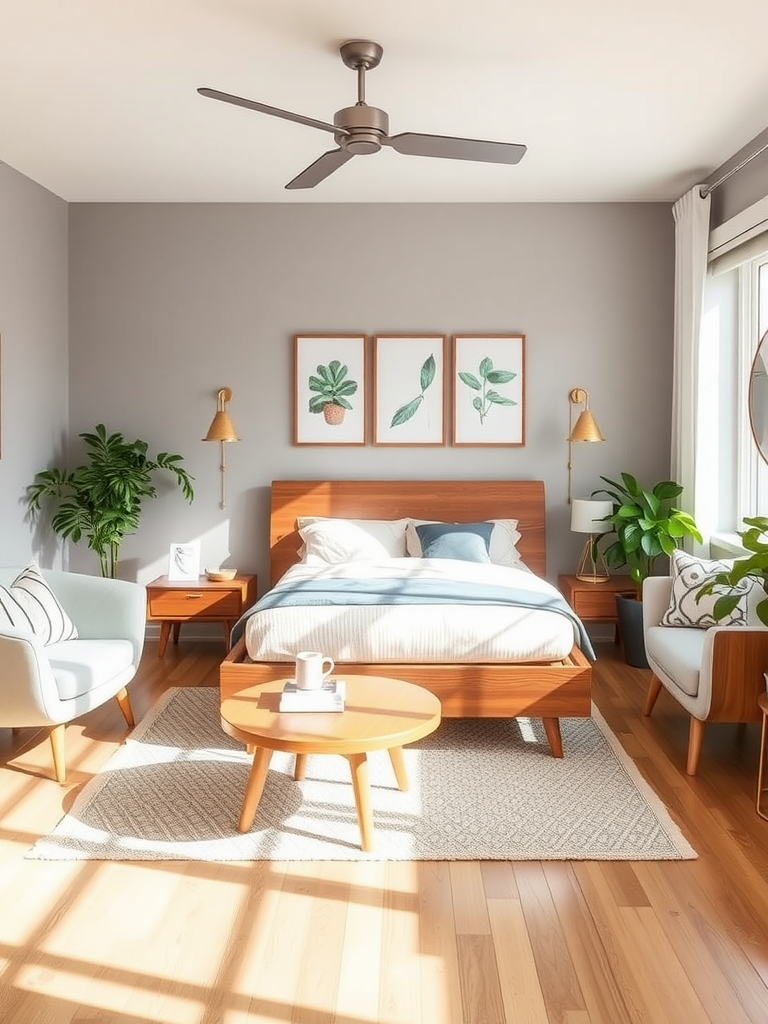 Scandinavian Influence in Mid-Century Modern Bedrooms