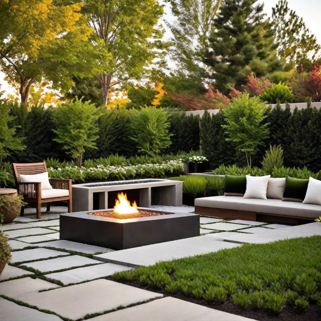 Fire Pit With Fountain: Combining Fire Pit and Water Feature