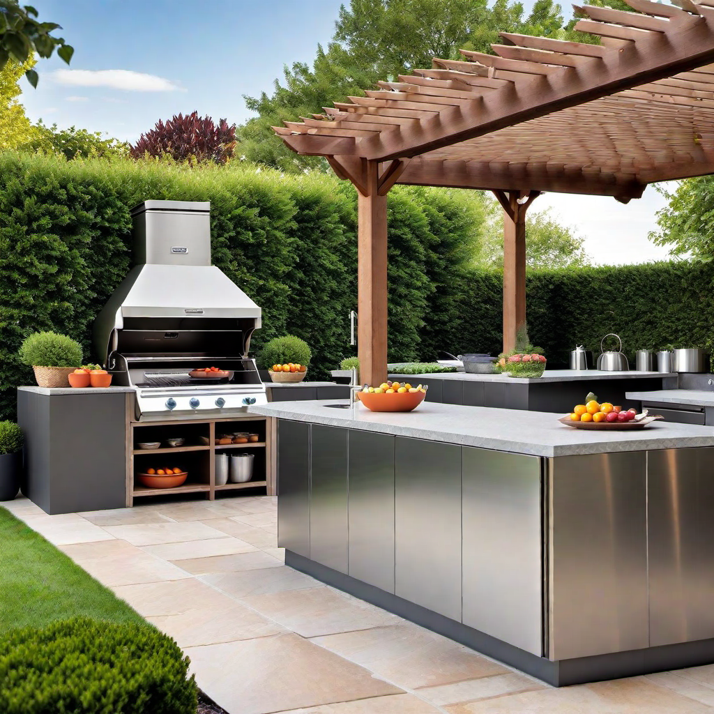 Outdoor Kitchen And Patio: Integrating Cooking and Relaxation Areas